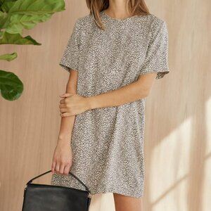 Jenni Kayne Leopard T-Shirt Dress Size S